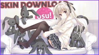 Sora Kasugano Yosuga no Sora  osu Skin Release [upl. by Ysdnyl679]