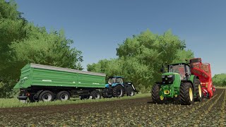 kopanie buraków ✅ fs22 timelapse ✅ [upl. by Drofliw516]