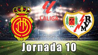 MALLORCA vs RAYO V  Jornada 10  LaLiga Española EA Sports  LaLiga Predicciones FC 24 [upl. by Selda]