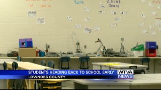 Modified schedule has Lowndes County students back in the classroom early [upl. by Kristan]