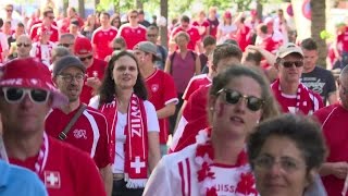 Polscy kibice świętują awans do ćwierćfinału [upl. by Atener455]