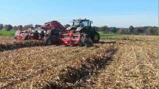 Kuhn MergeMaxx 900 beim Maisstroh schwaden Teil 3 [upl. by Yelkreb]