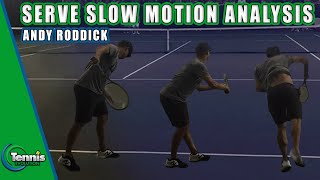 Andy Roddick Serve Slow Motion Analysis [upl. by Ornas]