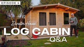 Dunster House LOG CABIN QampA How to Construct a New Dunster House Log Cabin Tiny Home [upl. by Sallyann]