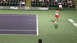 Hsieh SuWei Indian Wells 2018 serving [upl. by Eolc]