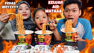 SEMPENA 500K❗️MUKBANG MAGGI PEDAS GILER SAMPAI KELUAR AIR MATA 🥹⁉️ [upl. by Marianna]