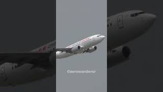 CHINA EASTERN AIRLINES B737700 takeoff at Bangkok Airport shorts aviation plane b737 bangkok [upl. by Nielsen16]