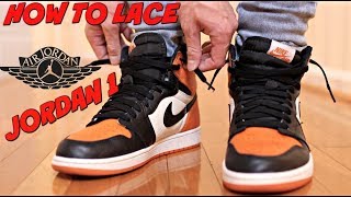 3 WAYS HOW I LACE amp STYLE MY JORDAN 1 [upl. by Ecissej]