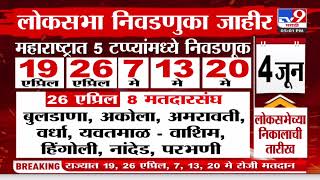 Lok Sabha Election 2024 Date Announced महाराष्ट्रात 5 टप्प्यांमध्ये निवडणूक4 जून लोकसभेच्या निकाल [upl. by Worth]