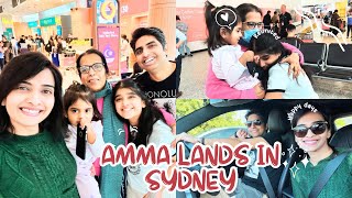 Amma comes to Sydney Reunited after tough days Happy family time and preparations [upl. by Ecerahs]