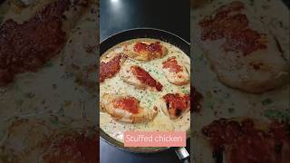 Stuffed chicken recipe chicken chickenbreast shorts ytshort ranchi easyrecipe food cream yt [upl. by Ennayehc]