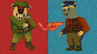 Hogs Of War  Ace vs Hero PC [upl. by Hannahs]