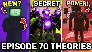 WHAT SKIBIDI TOILET 70 PLOT  EPISODE 70 SKIBIDI TOILET ALL Secrets Theory Easter Egg Analysis [upl. by Aiker]