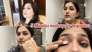 5 Minutes makeup look for beginners [upl. by Innaig]