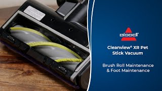 Brush Roll amp Foot Maintenance  Cleanview® XR Pet Stick Vacuum [upl. by Aziar]