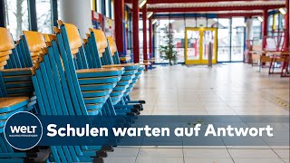 SCHULEN AUF JA ODER NEIN Meinung gehen auseinander  Lockdown wird verlängert [upl. by Elboa]