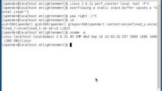 Linux 2631 perfcounter 0day Local Root Exploit [upl. by Atiekahs578]