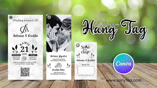 Undangan Hangtag Canva Template [upl. by Anirehc]