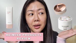 REVIEW  HEIMISH ARTLESS GLOW BASE ALL CLEAN BALM ARTLESS PERFECT CUSHION  Roseline Vongsuvanh [upl. by Hana]