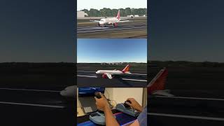 Air India A320 Approaching At Indore International Airport flywithnick [upl. by Aralk]