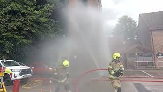 Beverley fire station open day tower training drill 100824 [upl. by Lauro753]