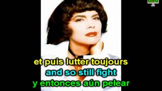 Mireille Mathieu  La quête Learning French with a song [upl. by Knighton631]