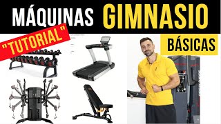 ➤ ¿Qué TRABAJA cada MÁQUINA del GIMNASIO 🤔 ¿Qué RUTINA hacer en el GYM PRINCIPIANTES [upl. by Alien]