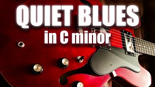 Quiet Blues Backing Track in C minor  SZBT 1051 [upl. by Oettam646]