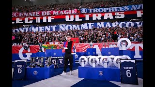 A final tribute from the Parc des Princes for Marco Verratti 🦉❤️💙✨ MerciMarco [upl. by Treiber]