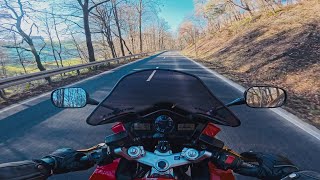 Honda VFR800 on a Freezing Day  Pure Motorsound [upl. by Etac374]