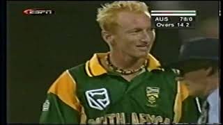 South Africa vs Australia 5th ODI 2002 Gilchrist amp Rhodes Steal the Show in RecordBreaking Match [upl. by Sorcim]