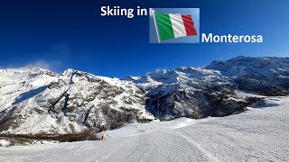 Skiing in Italy Monterosa GressoneyLaTrinite Bettaforca 2727mStafal1825m [upl. by Odyssey]