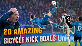 20 Amazing Bicycle Kick Goals ⚽ TOP20 Overhead Goals 🔥 Best Acrobatic Goals 👍 Stunning Scissor Shot [upl. by Sisi827]