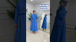 Lara Etekli Takım Tesettür Etek Takım Modelleri modestfashion [upl. by Mullen]