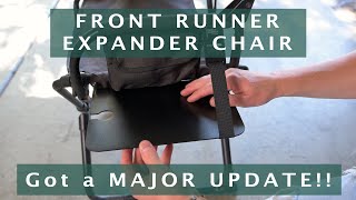 The BEST Camping Chair Just Got An UPGRADE  Front Runner Expander Chair Side Table  S2E3 [upl. by Anidal]