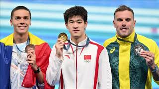 Pan Zhanle  World Record Paris 2024 Swimming [upl. by Yesnil]