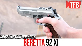 The NEW Single Action Only Beretta 92 Xi [upl. by Eiramanad]