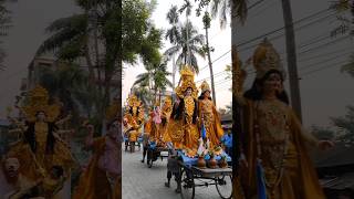 মা দুর্গার বিসর্জন বিজয়া দশমী 🙏❤️shortsdurgapuja2024 bisarjan bijayadashami maadurgapujodurga [upl. by Halbeib]