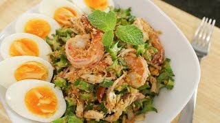 Wing Bean Salad Recipe ยำถั่วพู  Hot Thai Kitchen [upl. by Neddra]