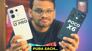 POCO X6 vs Redmi Note 13 Pro  Best Phones Under 25000 [upl. by Lawford440]