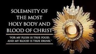 Midday Sunday Mass  THE MOST HOLY BODY AND BLOOD OF CHRIST SOLEMNITY [upl. by Zanze]