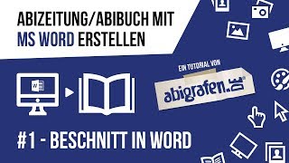 AbizeitungAbibuch mit MS Word erstellen  1 Beschnitt einstellen [upl. by Loziram954]