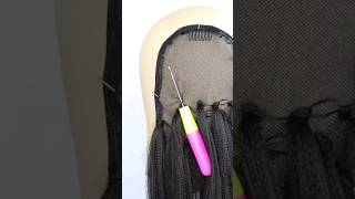 How to DIY 280 Kinky Straight Drawstring ponytail with kanekalon Hair [upl. by Shultz]