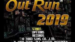 Mega Drive Longplay 150 Outrun 2019 [upl. by Nyre]