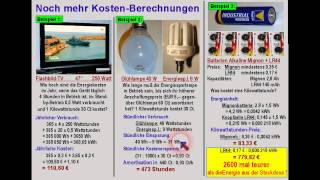 ELEKTRONIKTUTORIAL 05 StromkostenBerechnung [upl. by Nilac]