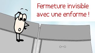 Coudre une fermeture éclair invisible  Tuto couture gratuit HD [upl. by Ley]