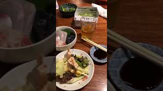 Sashimi plus chicken salad shorts shortsvideo youtube shortvideo [upl. by Ruosnam]