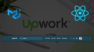 Upwork like navbar using React and MaterialUI  Beginner Friendly  React  Material UI [upl. by Nessy]