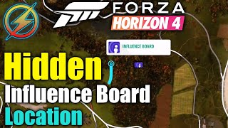 Hidden Influence Board Location  Forza Horizon 4 [upl. by Nnaear]