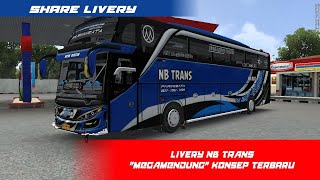 SHARE LIVERY NB TRANS quotMEGAMENDUNG BATIK STYLEquot KONSEP TERBARU Free PPL  Livery SHD Ori [upl. by Nicolai534]